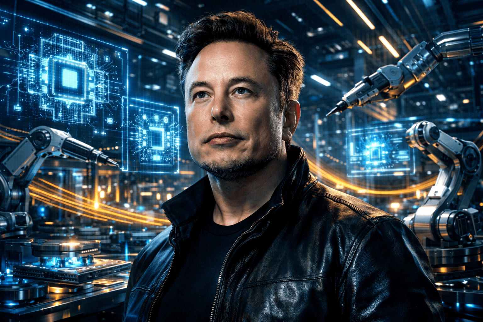 Elon Musk face în șapte zile o mega-fabrică de cipuri AI