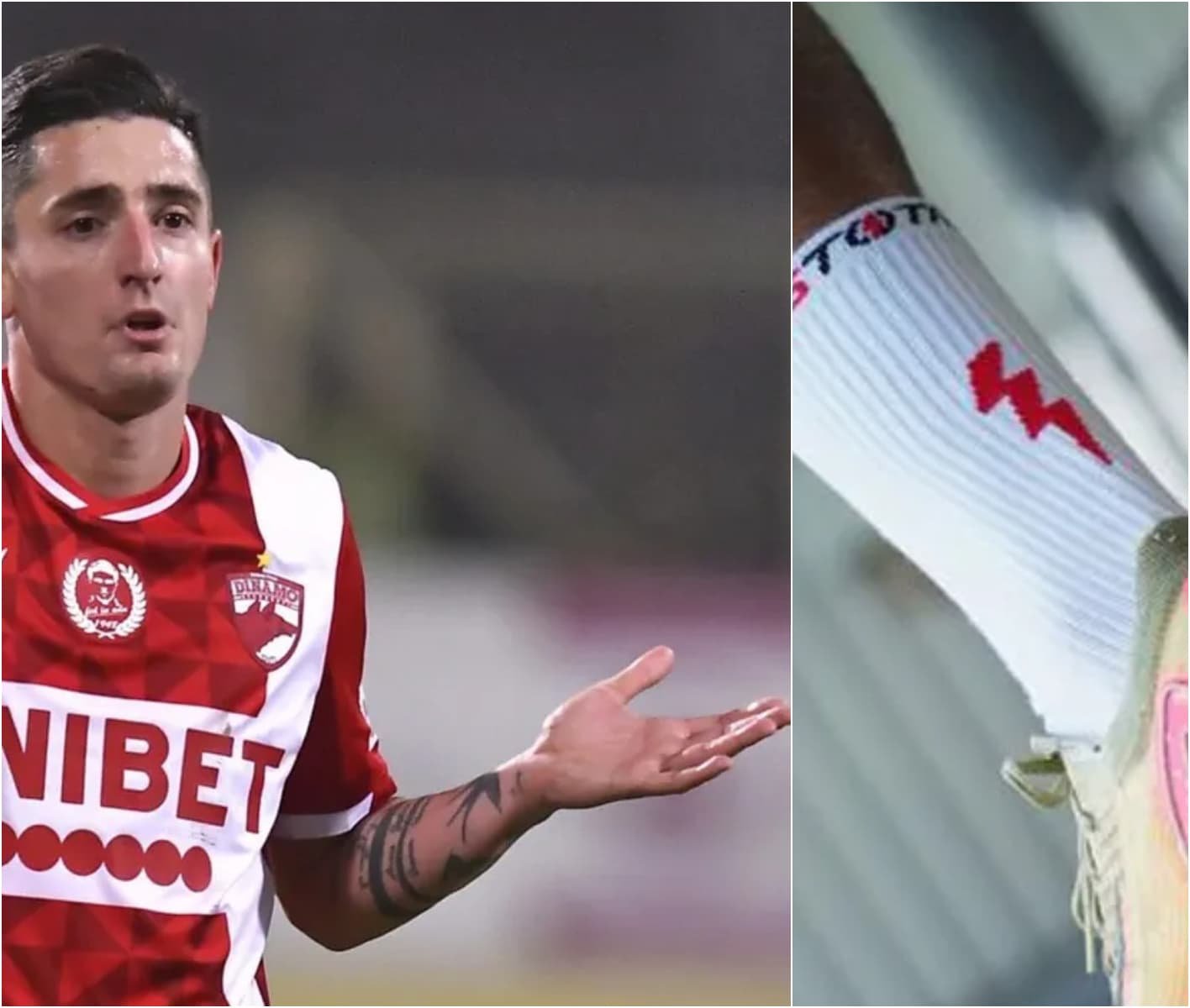 Fostul căpitan de la Dinamo vinde acum șosete. Businessul este foarte serios, dedicat sportivilor