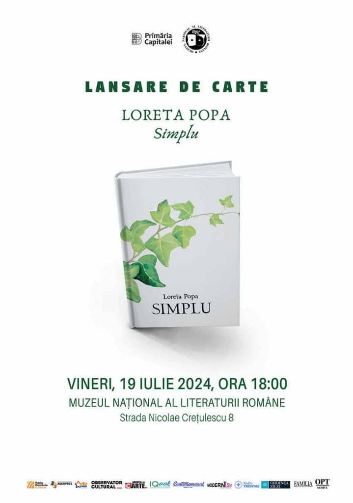 Loreta Popa, lansare de carte la Muzeul Național al Literaturii Române