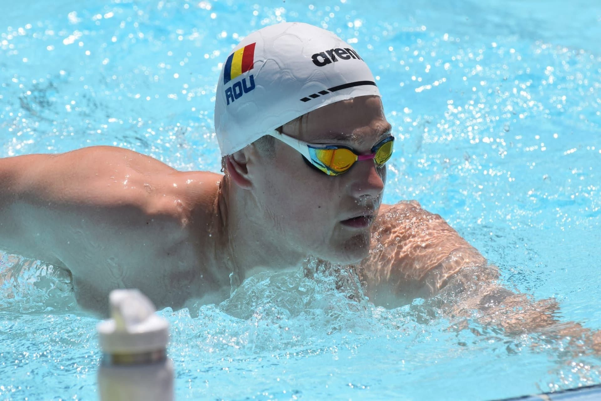 Matteo Mahalu, adolescentul de 15 ani și 1,93 m care visează la aurul olimpic la înot